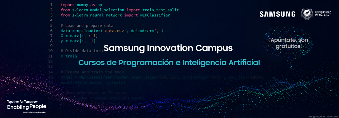 Samsung Innovation Campus Curso de GenAI + Programación Python 2026 (UMA): Turno mañana