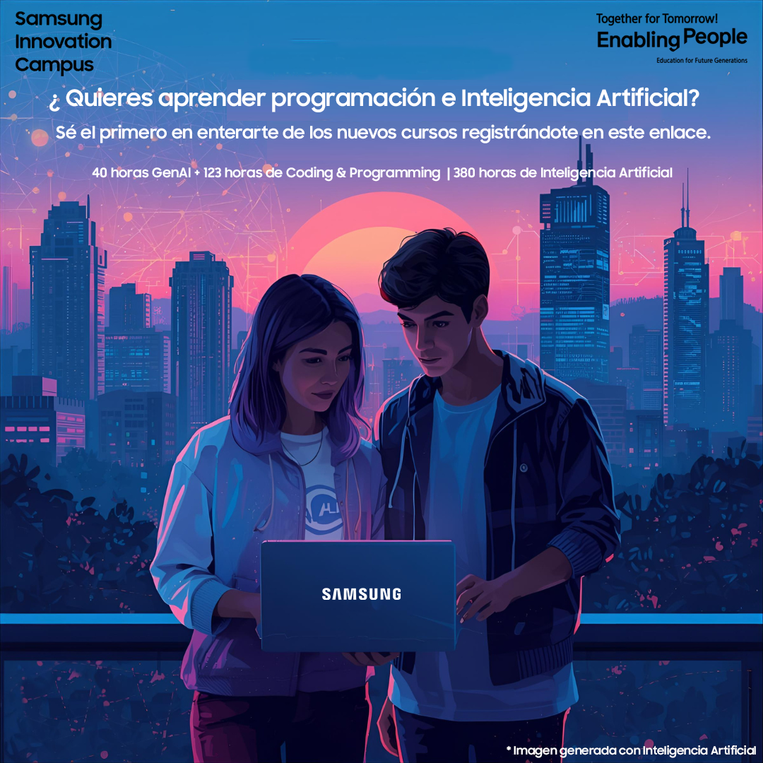 Preinscripción cursos Samsung Innovation Campus 2026