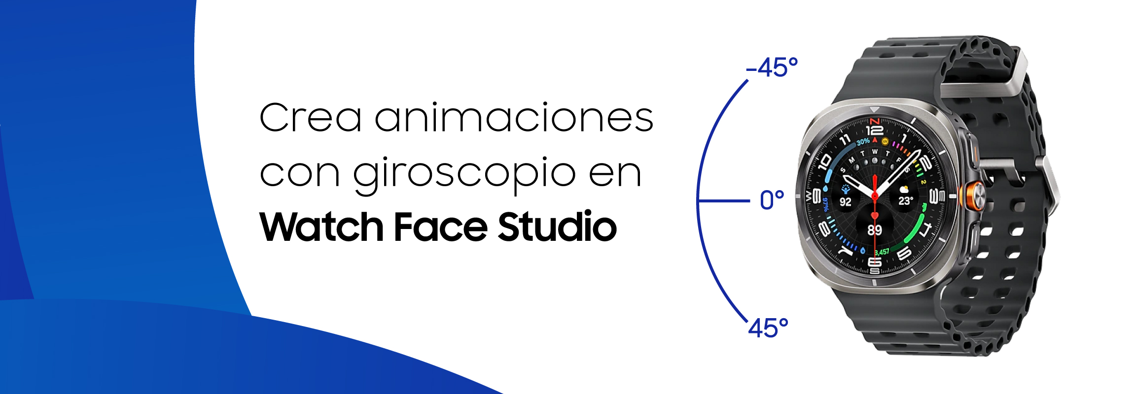 Descubre cómo diseñar esferas interactivas paso a paso con Watch Face Studio