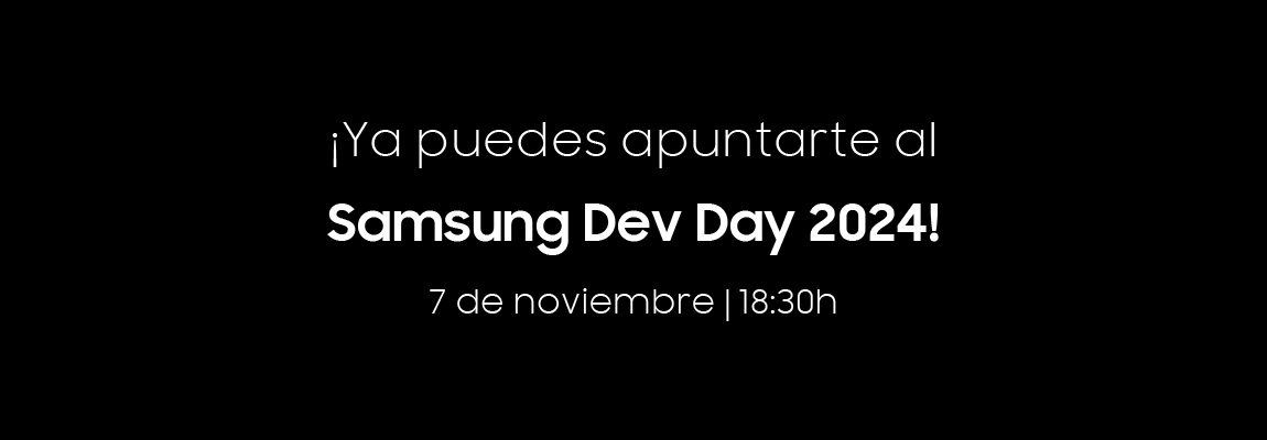 ¡No te pierdas el Samsung Dev Day 2024! 